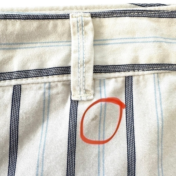 Ann Taylor LOFT striped shorts in 💯 cotton, high waisted - Picture 14 of 14